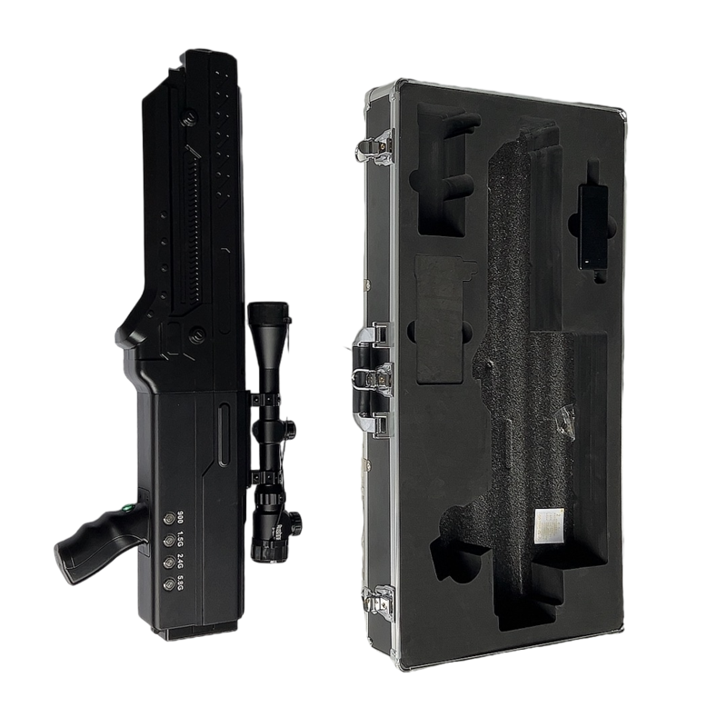  白沙手持便携式枪型低空防御反制四通道A型