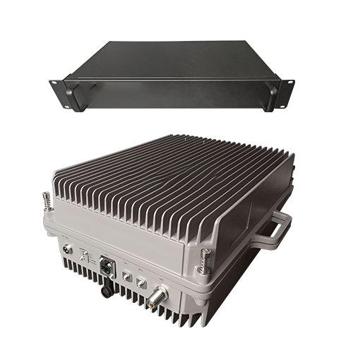  白沙TETRA800数字警用集群数字光纤直放站远近端机