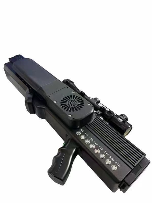  白沙手持便携式枪型低空防御反制八通道